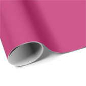 Burnt Pink Matte Wrapping Paper Geschenkpapier (Rolleneckpunkt)