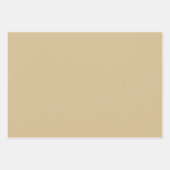 Burnt Red Beige Modern Scottish Tartan Christmas Geschenkpapier Set (Vorderseite 3)