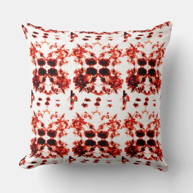 Burnt Red Orange Kissen (Vorderseite)