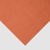 Burnt Reddish Orange Pop Of Color Seidenpapier (Ausschnitt)
