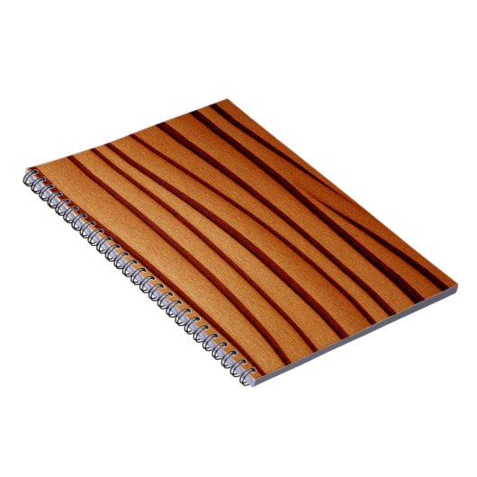 Burnt Rustic Orange Notebook Notizblock (Rechte Seite)