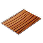 Burnt Rustic Orange Notebook Notizblock (Linke Seite)
