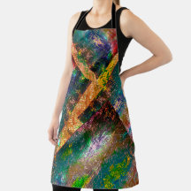 Burnt rustikale farbige und chaotische Bildschicht