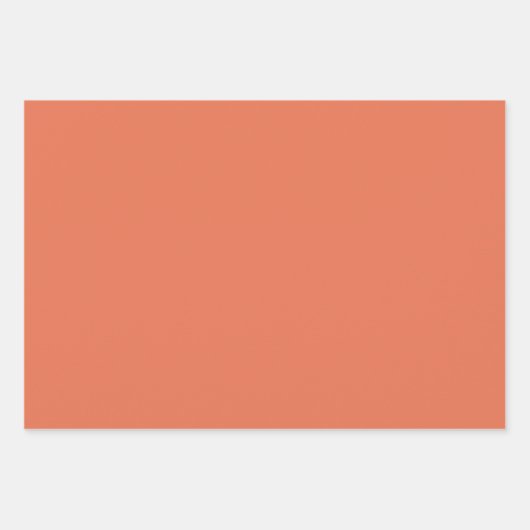 Burnt Sienna Geschenkpapier Set (Vorderseite 3)