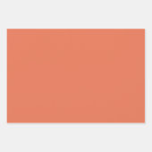 Burnt Sienna Geschenkpapier Set (Vorderseite 2)