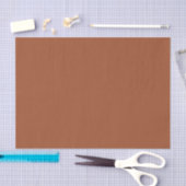 Burnt Sienna Solid Color Seidenpapier (Handwerk)
