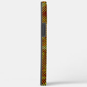 Burnt-Streifen und farbiges Schach Case-Mate iPhone Hülle (Rückseite / Rechts)