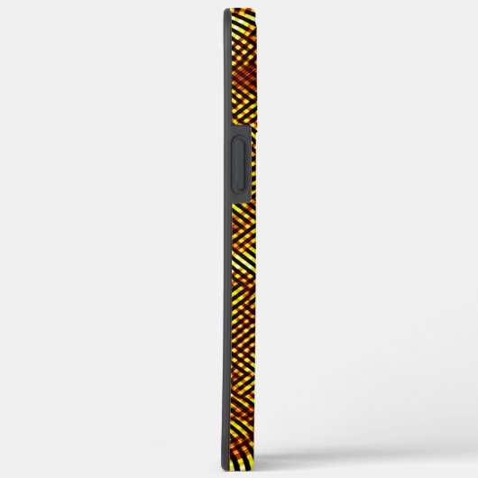 Burnt-Streifen und farbiges Schach Case-Mate iPhone Hülle (Rückseite / Rechts)