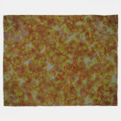 Burnt-Streifen und farbiges Schach Fleecedecke (Vorderseite (Horizontal))