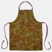 Burnt-Streifen und farbiges Schach Schürze (Vorderseite)