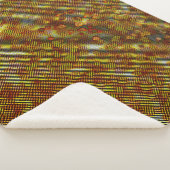 Burnt-Streifen und farbiges Schach Sherpadecke (3/4)