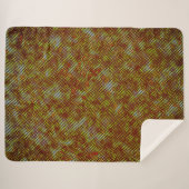 Burnt-Streifen und farbiges Schach Sherpadecke (Vorderseite (Horizontal))