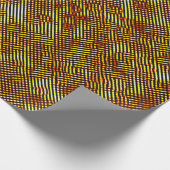 Burnt-Streifen und gebeizt Geschenkpapier (Ecke)