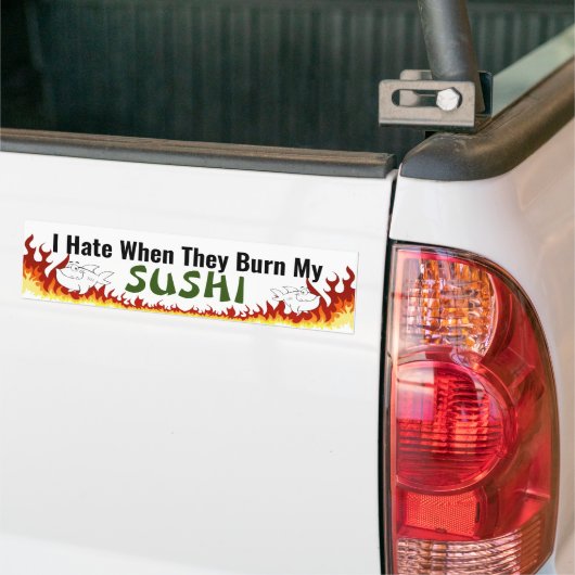 Burnt Sushi Autoaufkleber (Auf Lkw)