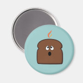 Burnt Toast Magnet (Vorderseite/Rückseite)