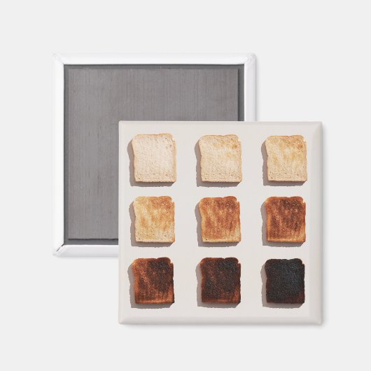 Burnt Toast Magnet (Vorderseite/Rückseite)