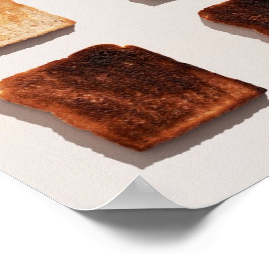 Burnt Toast Poster (Ecke)