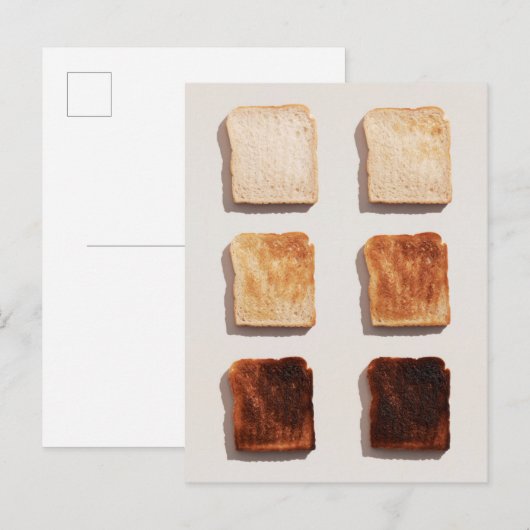 Burnt Toast Postkarte (Vorne/Hinten)