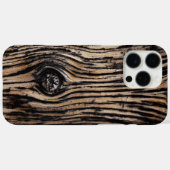 Burnt Tree Bark Texture Case-Mate iPhone Hülle (Rückseite (Horizontal))