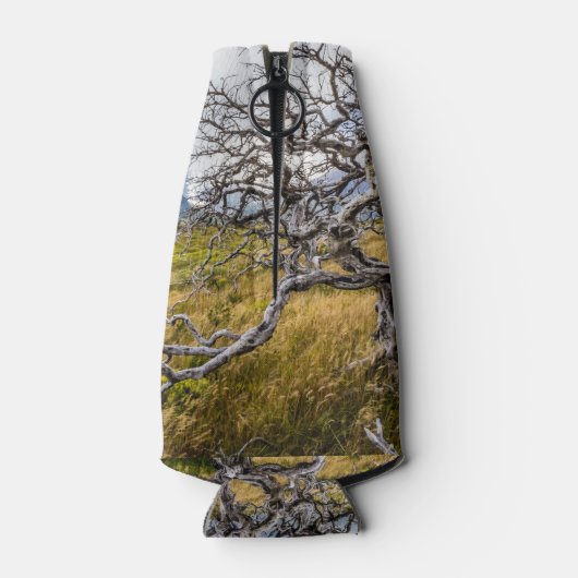 Burnt tree, Torres del Paine, Chile Flaschenkühler (Rückseite)