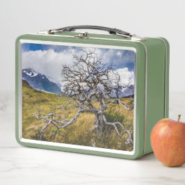 Burnt tree, Torres del Paine, Chile Metall Brotdose