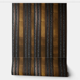 Burnt Wood Acoustic Panels-Self-Adhesifs Wallpaper Tapete