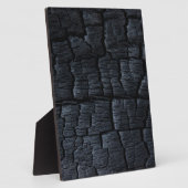 Burnt Wood Holzkohle Fotoplatte (Seite)