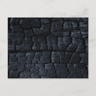 Burnt Wood Imitats Textur Postkarte