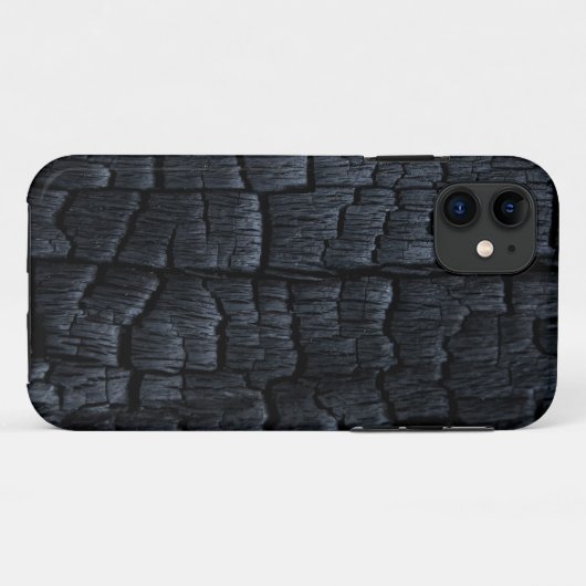 Burnt Wood Texture Case-Mate iPhone Hülle (Rückseite (Horizontal))