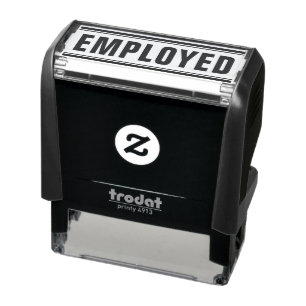 BÜRO BESCHÄFTIGTE SELBSTINKENDE BRIEFMARKE PERMASTEMPEL