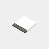Büro Custom Modern Einfaches Logo Von Schreibtisch Post-it Klebezettel (angewinkelt)