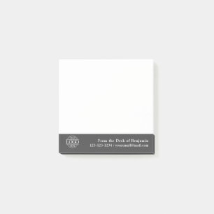 Büro Custom Modern Einfaches Logo Von Schreibtisch Post-it Klebezettel