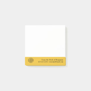 Büro Custom Modern Einfaches Logo Von Schreibtisch Post-it Klebezettel