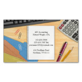 Büro der Rechnungsstelle Magnetische Visitenkarte (Vorderseite)