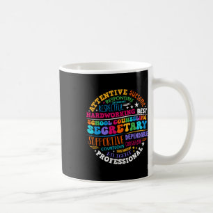 Büro der Sekretärin für Schulberatung der Heart Sc Kaffeetasse