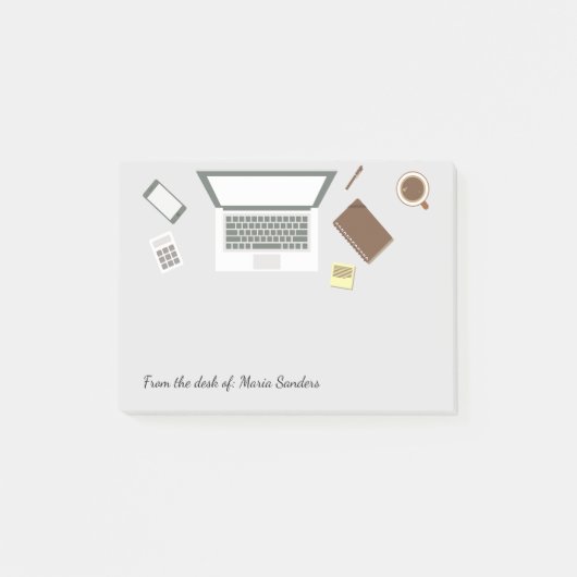 Büro des Rechnungsführers Post-it Klebezettel (Vorderseite)