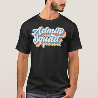 Büro des Verwaltungsassistenten für Retro Admin T-Shirt