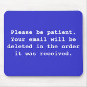 Büro-E-Mail Mousepad (Vorne)