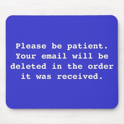 Büro-E-Mail Mousepad (Vorne)