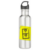 Büro Edelstahlflasche (Vorderseite)