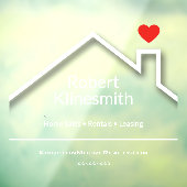 Büro für benutzerdefinierte Immobilien Fensteraufkleber (Blatt 3)