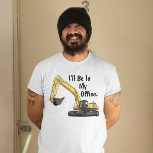 Büro für den Betreiber schwerer Bagger T-Shirt