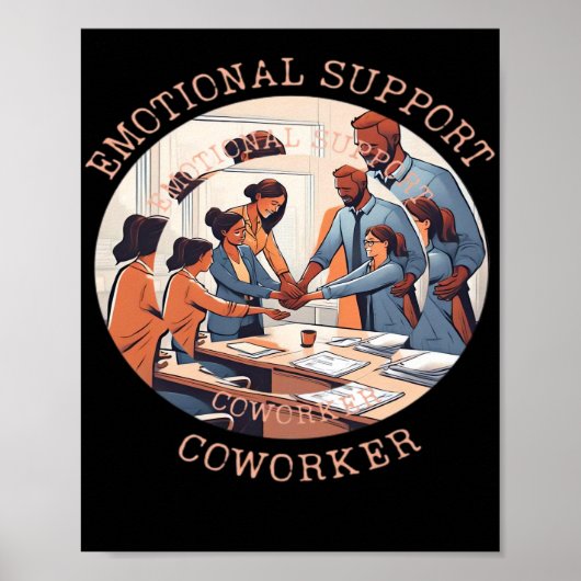 Büro für emotionale Hilfe Poster (Vorne)