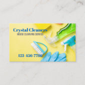 Büro für Janitorial Housekeeping Reinigungsdienste Visitenkarte (Vorderseite)