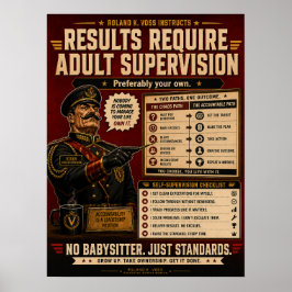 Büro für Rechenschaftspflicht Poster | Roland K. V