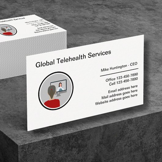 Büro für Telehealth Medizin Visitenkarte