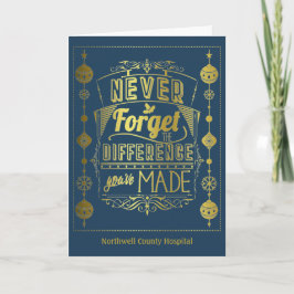 Büro für Weihnachtsfeiertage Karte