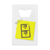 Büro Geldbeutel Flaschenöffner (Rückseite)