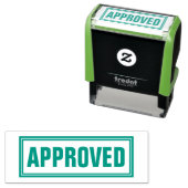 BÜRO GENEHMIGTE SELBSTSTÄNDIGE BRIEFMARKE PERMASTEMPEL (Beispiel)