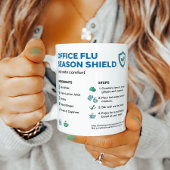 Büro-Grippensaison-Tee-Routine-Rezept Kaffeetasse